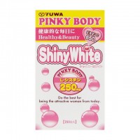 YUMA Pinky Body Shiny White Supplement (180 tablets) L-cysteine Glutathione skin whitening supplement OEM private label